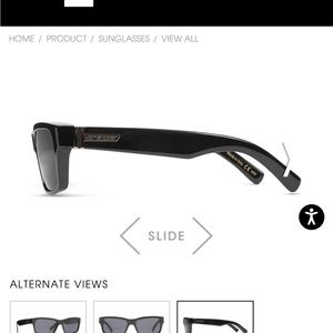 Vonzipper Fulton Sunglasses Polarized Black Frame Black Lens. Unisex
